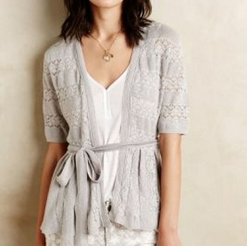 Lace Stitch Cardigan from Anthropologie, size M